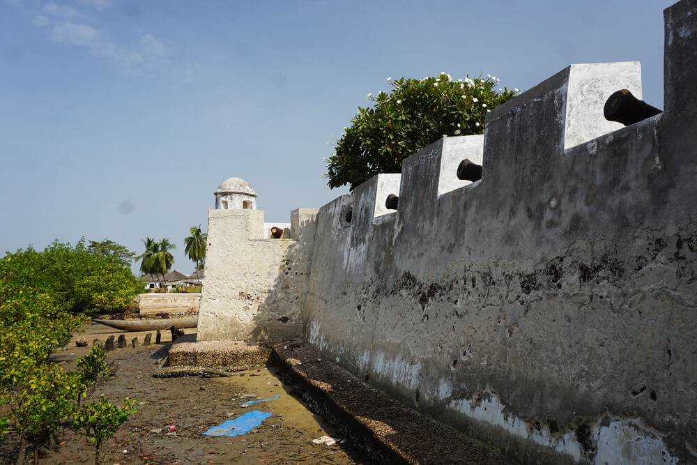 The slave fort in Cacheu, Guinea-Bissau