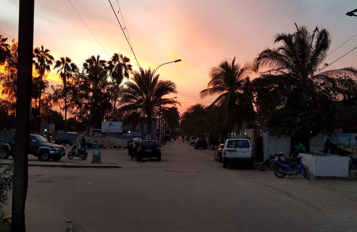 Ziguinchor, the capital of the Casamance in Senegal
