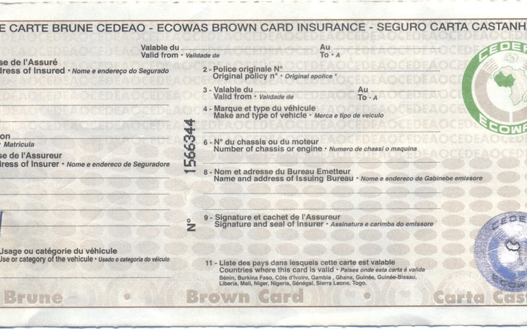 The ECOWAS Brown Card Insurance System