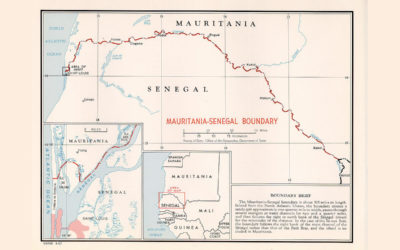 Crossing the Border Between Mauritania and Senegal