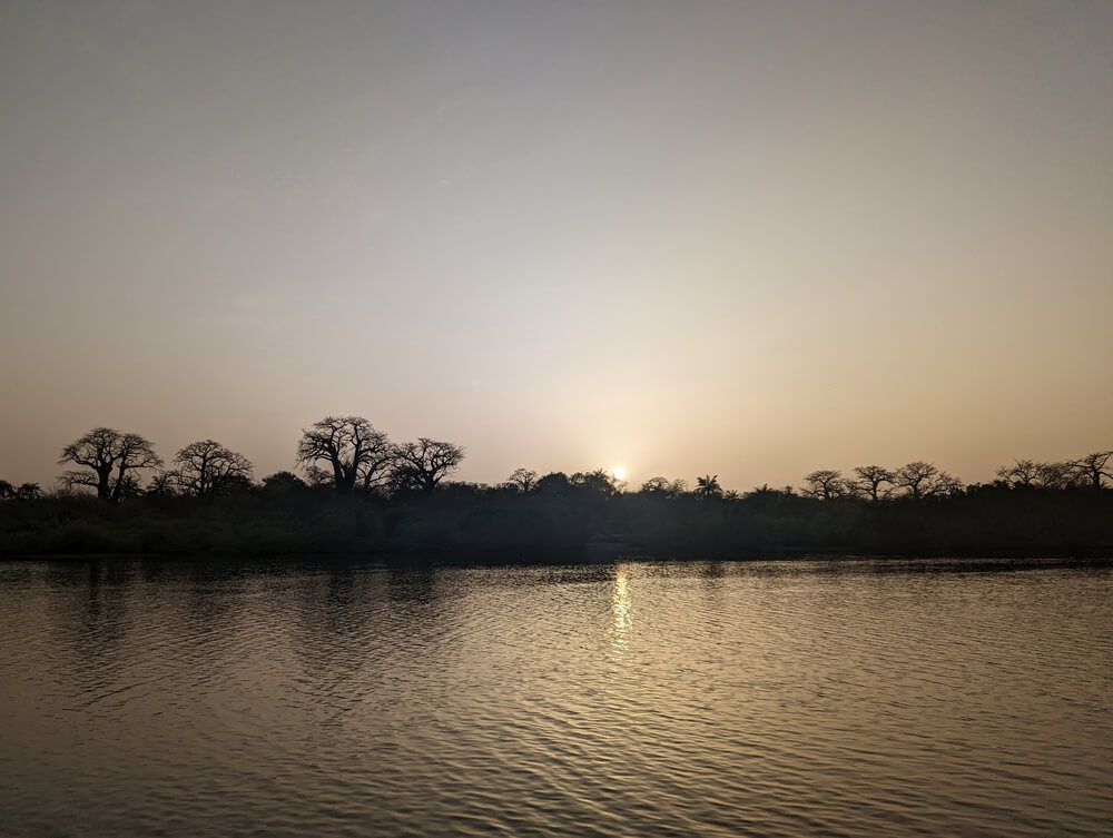 Sunset on The Gambia River