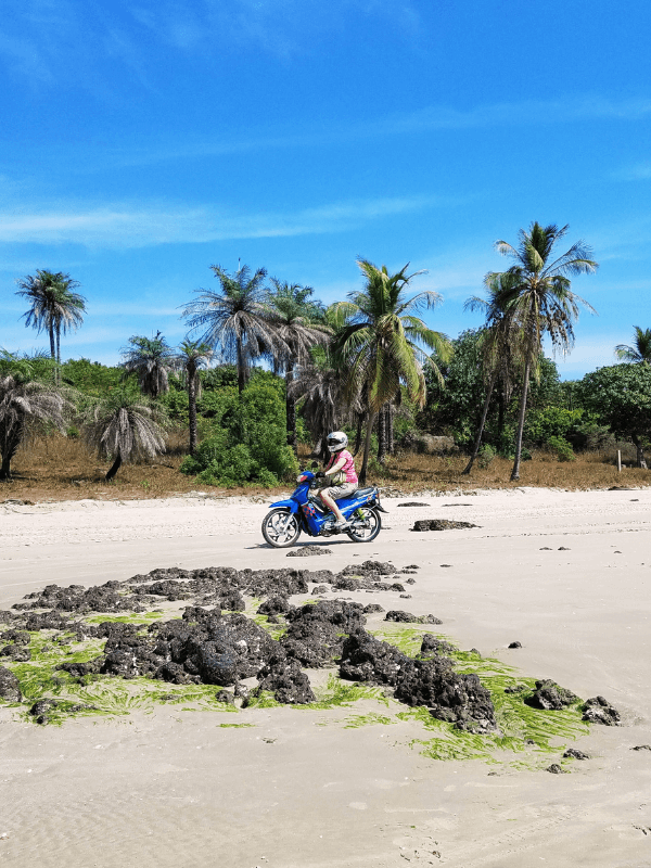 Riding on the beach in Cap Skirring, Casamance, Senegal