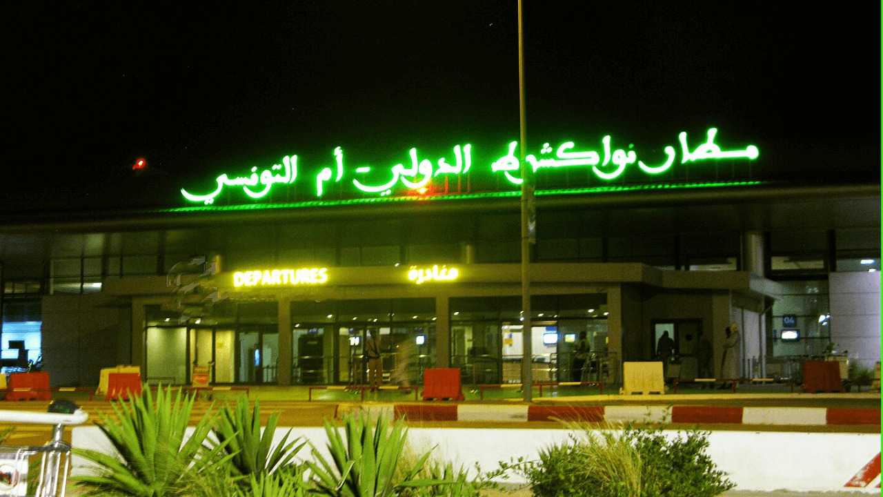 The Nouakchott–Oumtounsy International Airport (NKC) of Mauritania