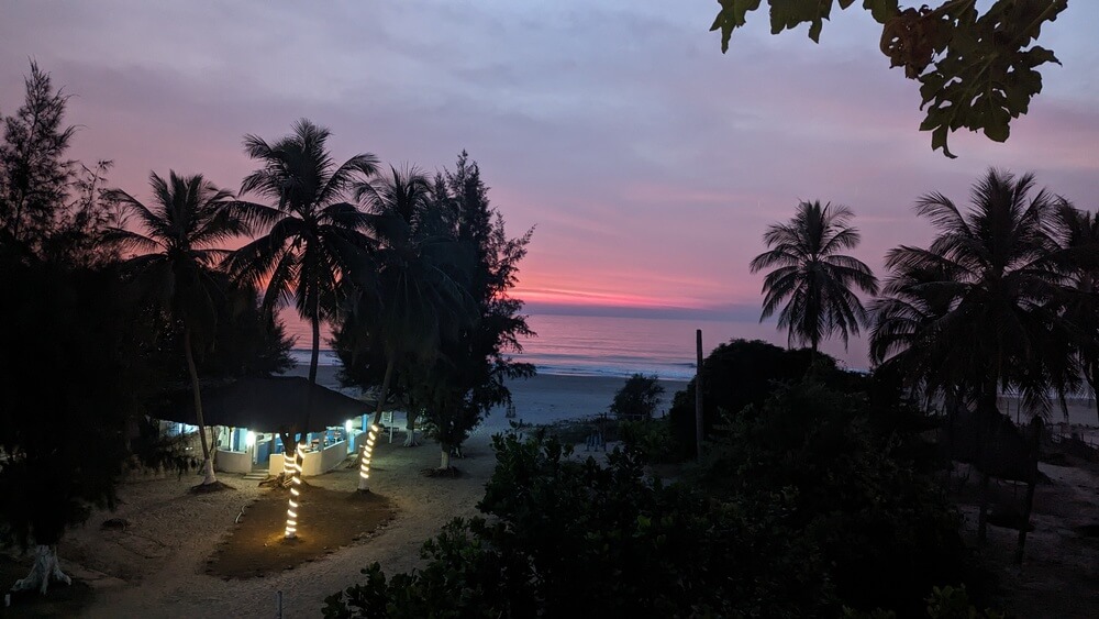 Sunset in Cap Skirring, Casamance, Senegal