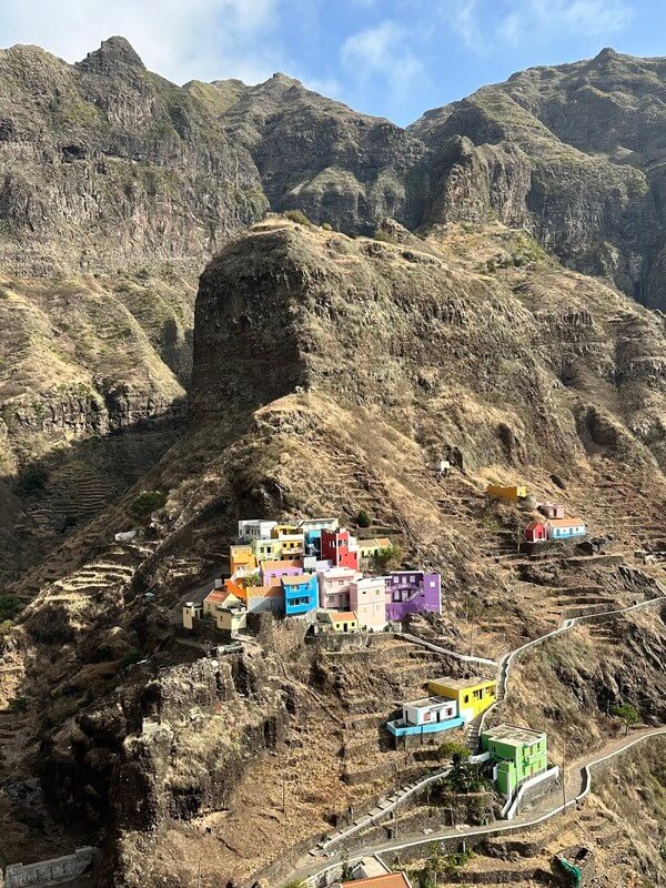 Fontainhas settlement on the island of Santo Antão, Cape Verde