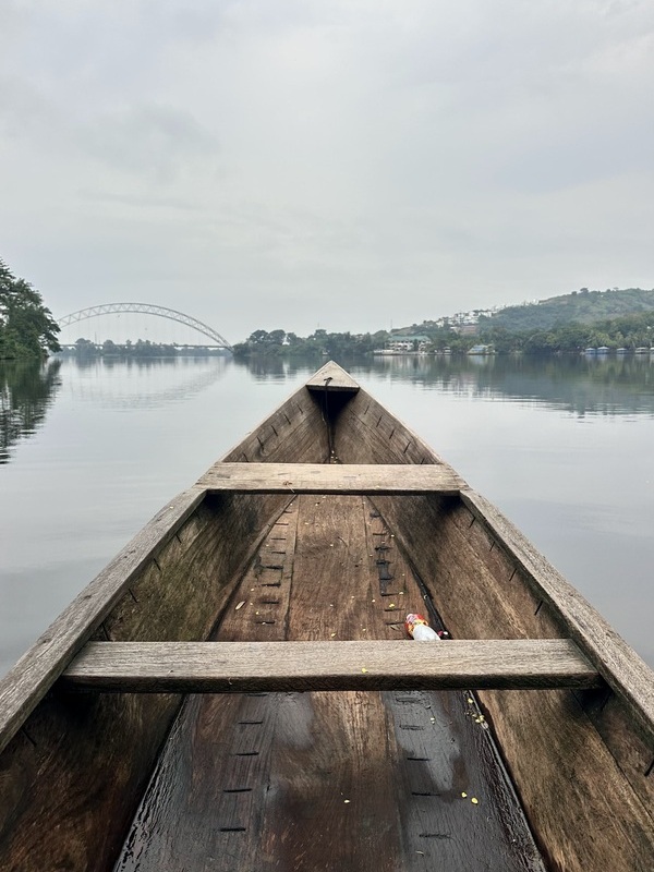 Lake Volta at Atimpoku, Ghana