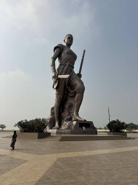 Statue in Cotonou, Benin